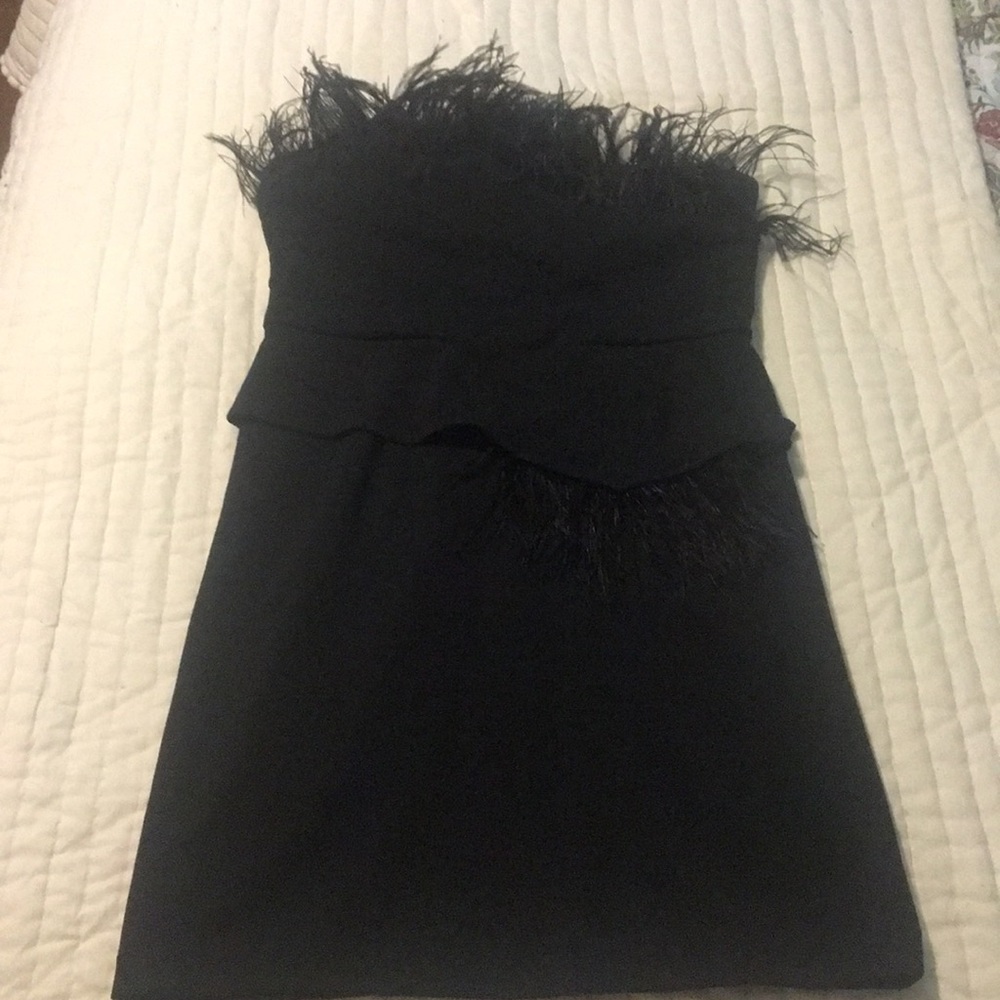 Black mini dress